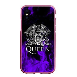 Чехол iPhone XS Max матовый QUEEN