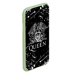 Чехол iPhone XS Max матовый QUEEN, цвет: 3D-салатовый — фото 2