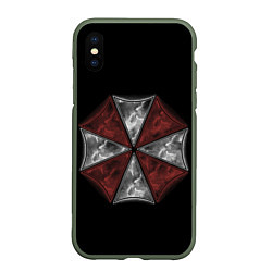 Чехол iPhone XS Max матовый Umbrella Corporation