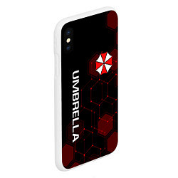 Чехол iPhone XS Max матовый UMBRELLA CORP, цвет: 3D-белый — фото 2