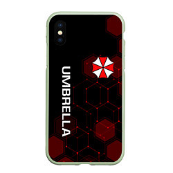 Чехол iPhone XS Max матовый UMBRELLA CORP