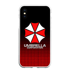 Чехол iPhone XS Max матовый UMBRELLA CORP