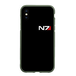 Чехол iPhone XS Max матовый MASS EFFECT N7