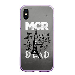 Чехол iPhone XS Max матовый My Chemical Romance, цвет: 3D-сиреневый