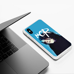 Чехол iPhone XS Max матовый MCR, цвет: 3D-белый — фото 2