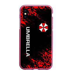 Чехол iPhone XS Max матовый UMBRELLA CORP