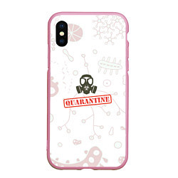 Чехол iPhone XS Max матовый Quarantine