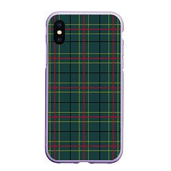 Чехол iPhone XS Max матовый Шотландка