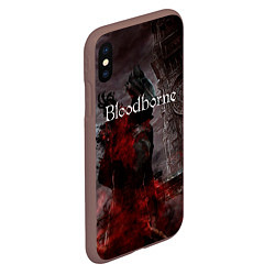 Чехол iPhone XS Max матовый Bloodborne, цвет: 3D-коричневый — фото 2