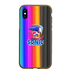 Чехол iPhone XS Max матовый SONIC 2020