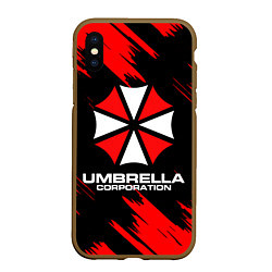 Чехол iPhone XS Max матовый Umbrella Corporation