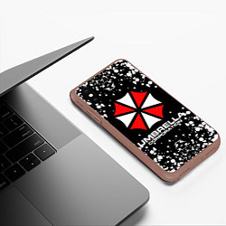 Чехол iPhone XS Max матовый Umbrella Corporation, цвет: 3D-коричневый — фото 2