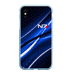 Чехол iPhone XS Max матовый MASS EFFECT N7