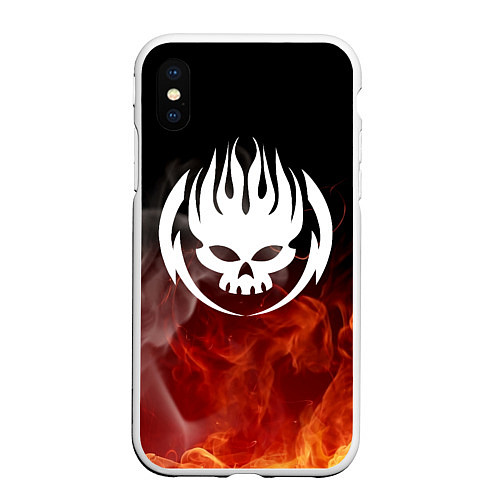 Чехол iPhone XS Max матовый THE OFFSPRING / 3D-Белый – фото 1