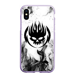 Чехол iPhone XS Max матовый THE OFFSPRING, цвет: 3D-светло-сиреневый