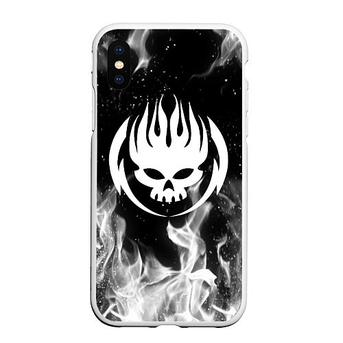 Чехол iPhone XS Max матовый THE OFFSPRING / 3D-Белый – фото 1