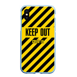 Чехол iPhone XS Max матовый Keep out