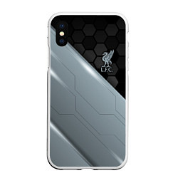 Чехол iPhone XS Max матовый Liverpool FC