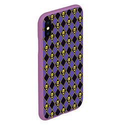 Чехол iPhone XS Max матовый KILLER QUEEN, цвет: 3D-фиолетовый — фото 2