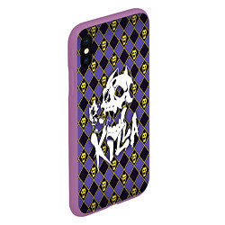 Чехол iPhone XS Max матовый KILLER QUEEN, цвет: 3D-фиолетовый — фото 2