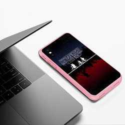 Чехол iPhone XS Max матовый Очень странные дела, цвет: 3D-баблгам — фото 2