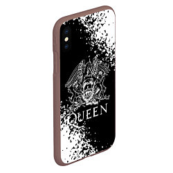 Чехол iPhone XS Max матовый QUEEN, цвет: 3D-коричневый — фото 2