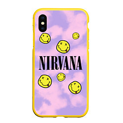 Чехол iPhone XS Max матовый NIRVANA