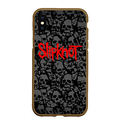 Чехол iPhone XS Max матовый SLIPKNOT