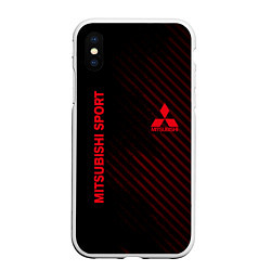 Чехол iPhone XS Max матовый MITSUBISHI