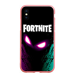 Чехол iPhone XS Max матовый FORTNITE