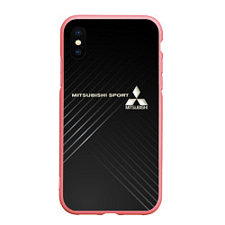 Чехол iPhone XS Max матовый MITSUBISHI