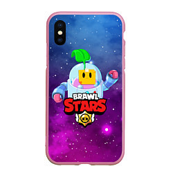 Чехол iPhone XS Max матовый BRAWL STARS SPROUT