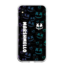 Чехол iPhone XS Max матовый Marshmello