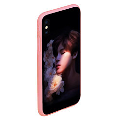 Чехол iPhone XS Max матовый BTS, цвет: 3D-баблгам — фото 2