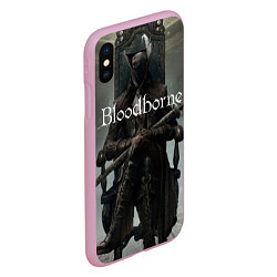 Чехол iPhone XS Max матовый Bloodborne, цвет: 3D-розовый — фото 2