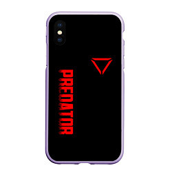 Чехол iPhone XS Max матовый PREDATOR