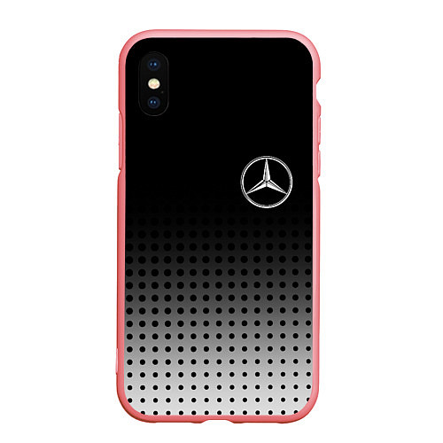 Чехол iPhone XS Max матовый Mercedes-Benz / 3D-Баблгам – фото 1