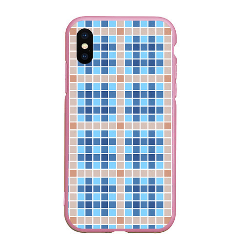 Чехол iPhone XS Max матовый Костюм Тренера / 3D-Розовый – фото 1