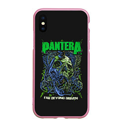 Чехол iPhone XS Max матовый PANTERA