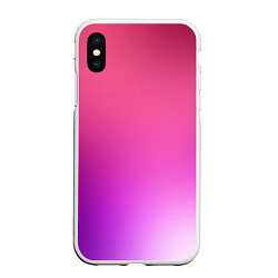 Чехол iPhone XS Max матовый Нежный цвет