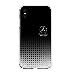 Чехол iPhone XS Max матовый Mercedes-Benz