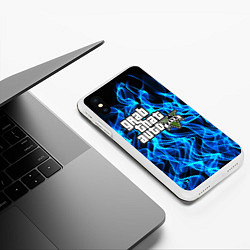 Чехол iPhone XS Max матовый GTA5, цвет: 3D-белый — фото 2