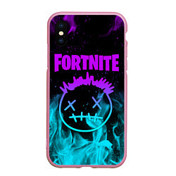 Чехол iPhone XS Max матовый FORTNITE X TRAVIS SCOTT