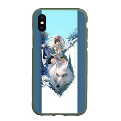 Чехол iPhone XS Max матовый Mononoke