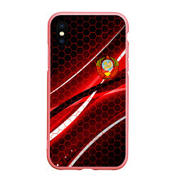 Чехол iPhone XS Max матовый СССР, цвет: 3D-баблгам