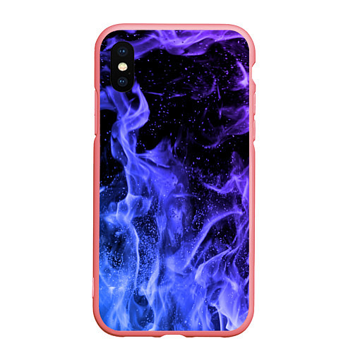 Чехол iPhone XS Max матовый ОГОНЬ / 3D-Баблгам – фото 1