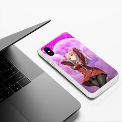 Чехол iPhone XS Max матовый Darling, цвет: 3D-белый — фото 2