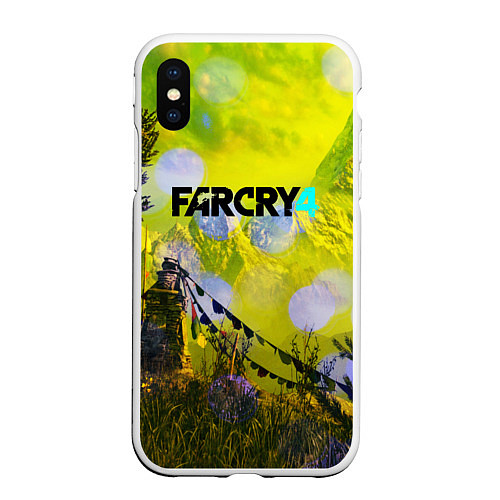 Чехол iPhone XS Max матовый FARCRY4 / 3D-Белый – фото 1