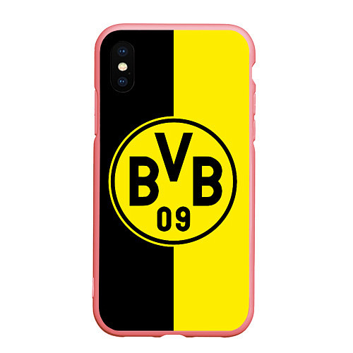 Чехол iPhone XS Max матовый BORUSSIA / 3D-Баблгам – фото 1