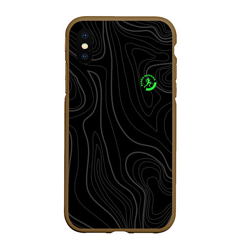 Чехол iPhone XS Max матовый Who Run the World / 3D-Коричневый – фото 1